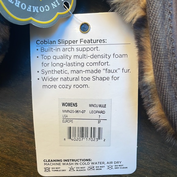 Cobian Minou Mule slippers- color is leopard - Picture 5 of 5